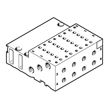 Festo Manifold Block MHA2-PR4-5-M5 MHA2-PR4-5-M5